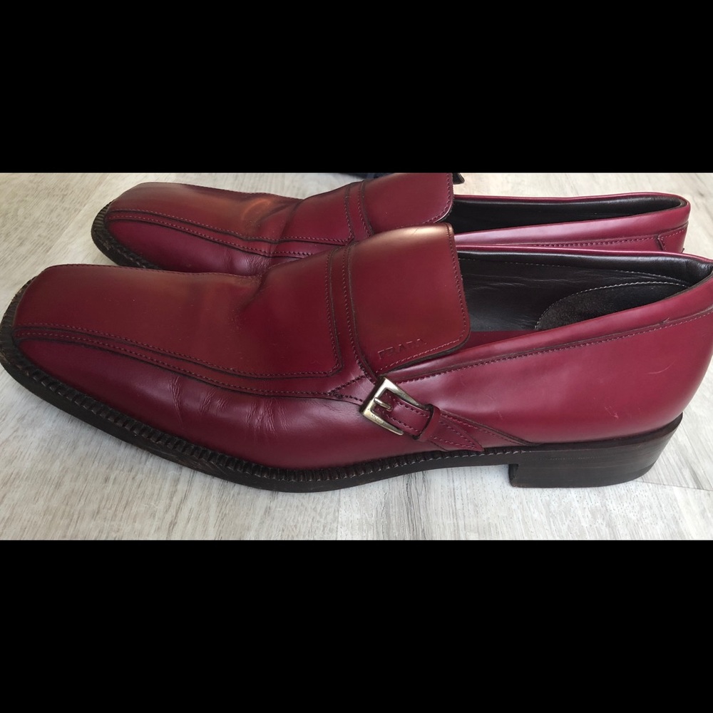 PRADA AUTHENT MEN DRESS SHOES 8.5 EU, FITS US 10,5 - Picture 3 of 7